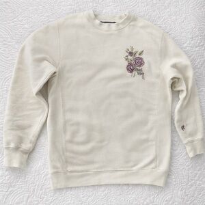 QTCinderella I Hate It Here Merch Sweatshirt Floral Size S Crewneck